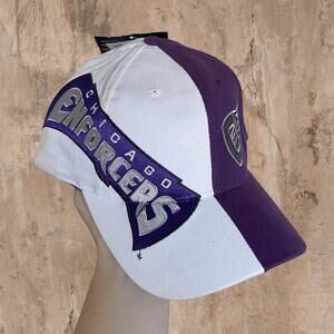 Vintage Y2K Chicago Enforcers XFL Hat OSFA Split Drew Pearson Design NWT